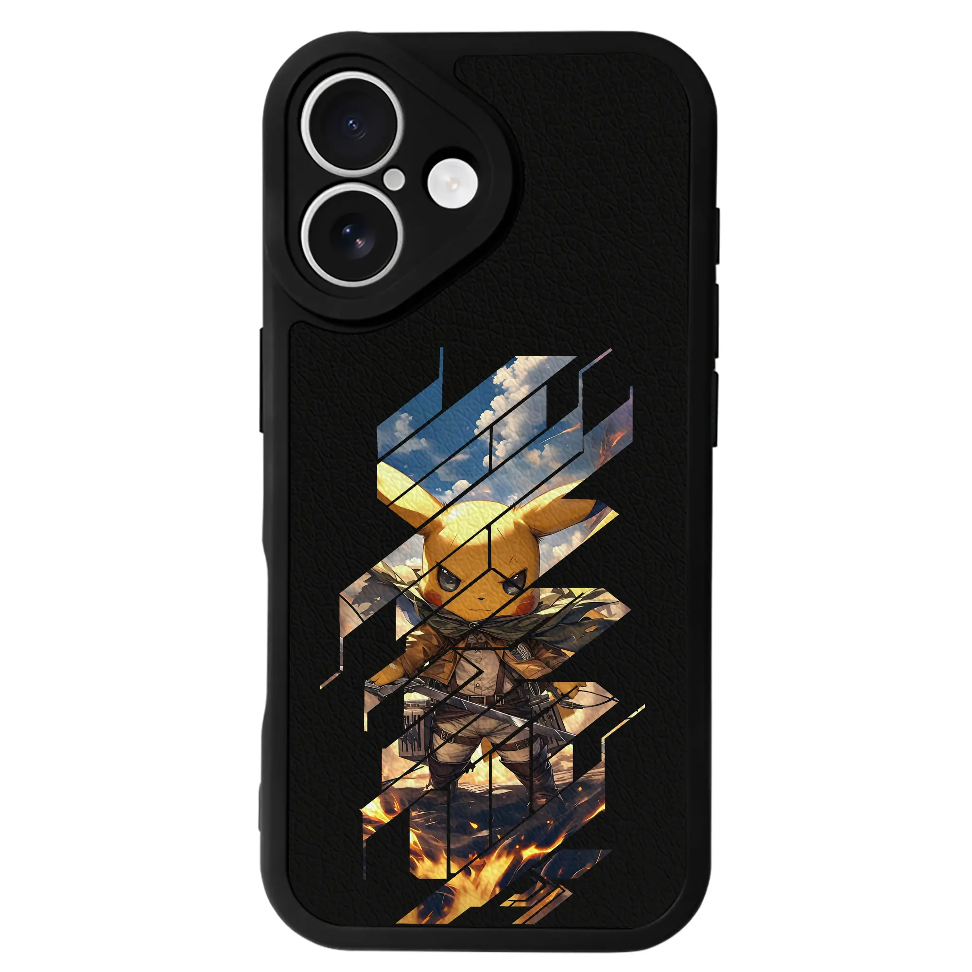 ポケモン グッズ,ピカチュウ - IPhone 16シリーズ対応 ・ シリコンスマホケース ・ レザー調 ・ 高精度フィット ・ 耐衝撃 ・ ワイヤレス充電対応 ・ 精密カット